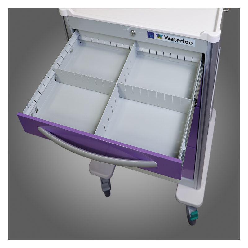 Waterloo Divider set for 3\" Slim Aluminum Med Jr Drawers Only, DIV-AJ3