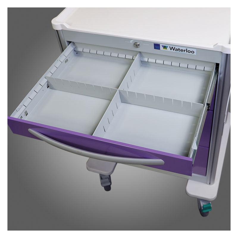 Waterloo Divider set for 3\" Aluminum Full-Size Unicart Drawers, DIV-AU3