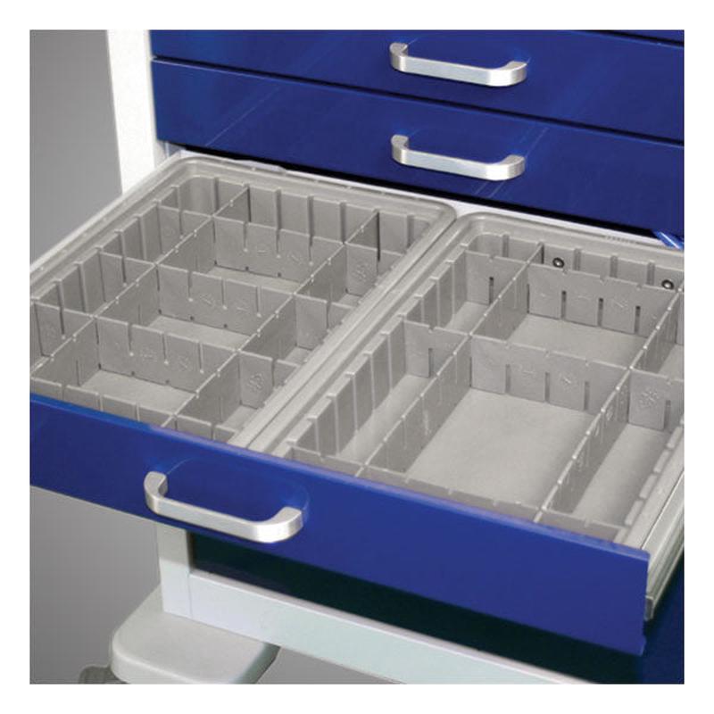 Waterloo Plastic Tray with Dividers (two fit per 3 & 4\" drawer), WDC-2025
