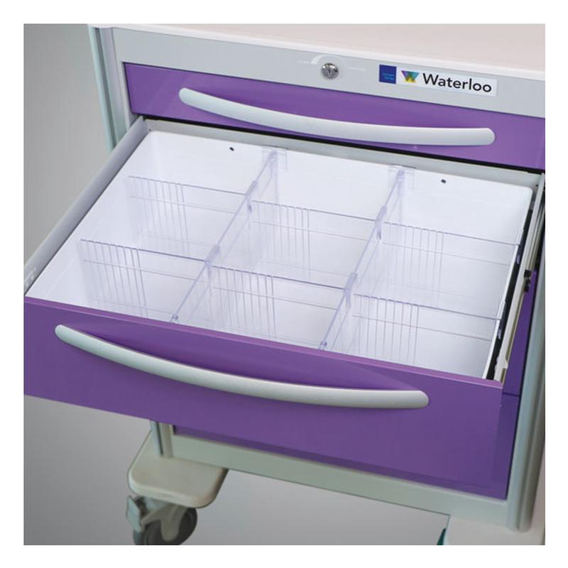 Waterloo Divider Tray with larger sections, 5\" Tall, DIVTRAY-STD5