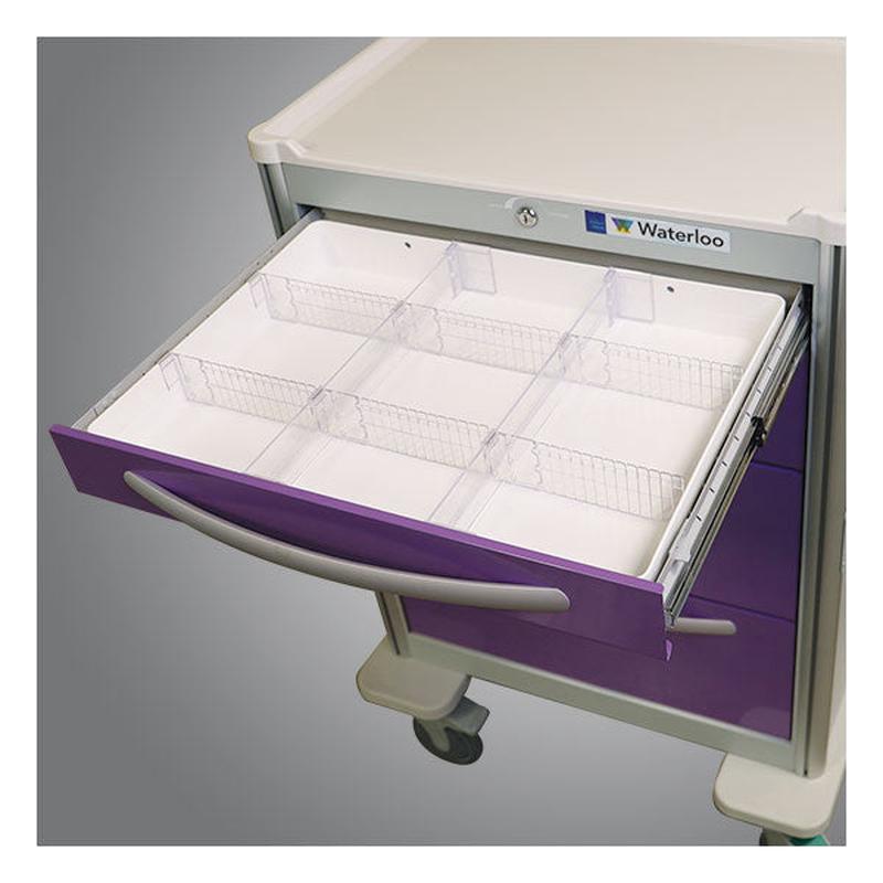 Waterloo Divider Tray with larger sections, 2.5\" Tall, DIVTRAY-STD