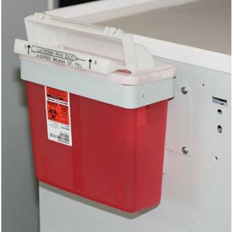 Waterloo Non-Locking Sharps Container Mounting Bracket, Metal, SB-2