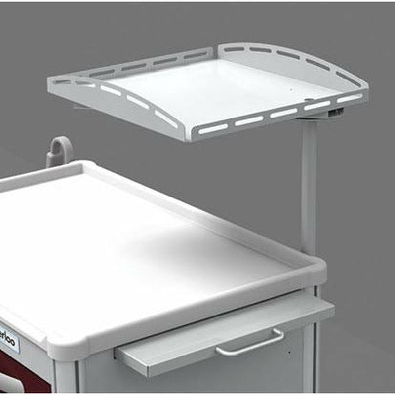 Waterloo Swiveling Monitor Shelf for Steel Carts, ER-SHLF
