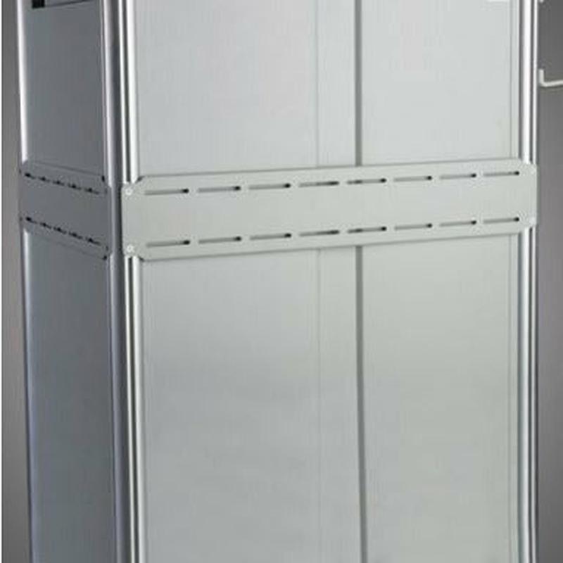 Waterloo Accessory Back Mounting Panel, Aluminum Unicarts, AMP-2