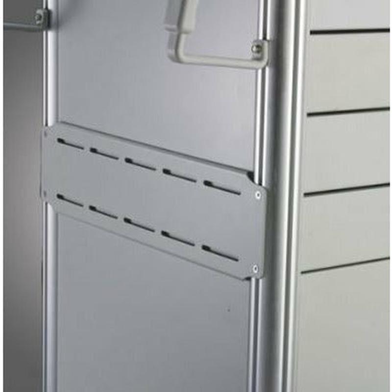Waterloo Accessory Side Mounting Panel, Aluminum Carts, AMP-1